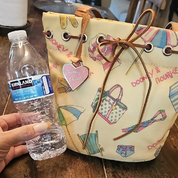 Dooney & Bourke Yellow Graphic Tote - Picture 11 of 11